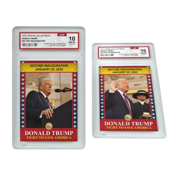 Donald Trump Inauguration Trading Card