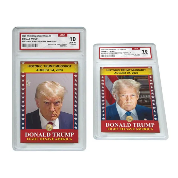 3D Trading Card Mugshot/Presidential Portrait
