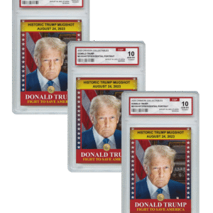 3 x 3D Trading Card Mugshot/Presidential Portrait