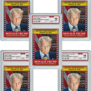 5 x 3D Trading Card Mugshot/Presidential Portrait